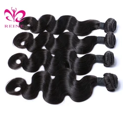REINE 100% Human Virgin Mink Brazilian Woman Long Hair Raw Virgin Unprocessed Human Hair 9A grade remy hair