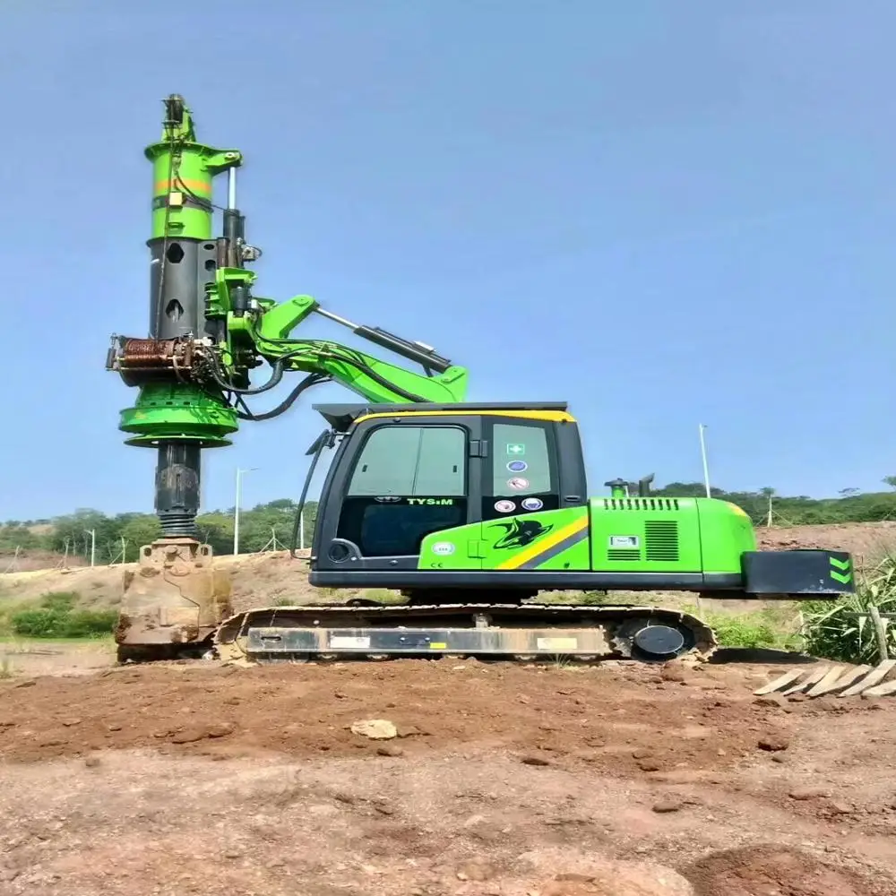 Tysim piling machine KR50A hydraulic bore pile drilling machine