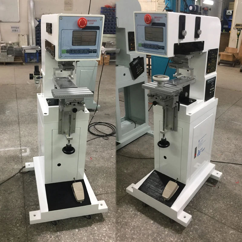 pneumatic pad printing machine for shoes label 1 color shoes pad printer machine made in china tampography