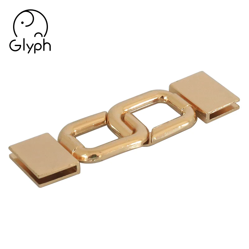 Gold 23mm Interlocking Belt Buckle 1' Front Closure for Custom
