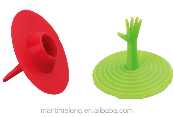 Multi Purpose Silicone Sink Plugs Help Me Hand Shape Design Bath Water Plug
