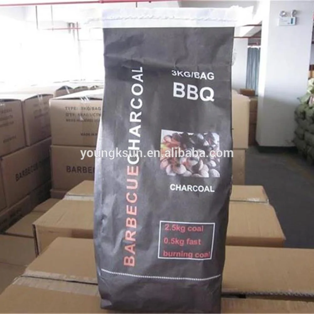 YKS outdoor use smokeless coal wood charcoal briquettes for bbq