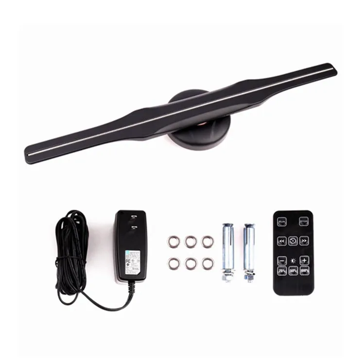 50 см 3d Голограмма дисплей светодиодный вентилятор с крышкой WIFI APP и облачной поддержкой