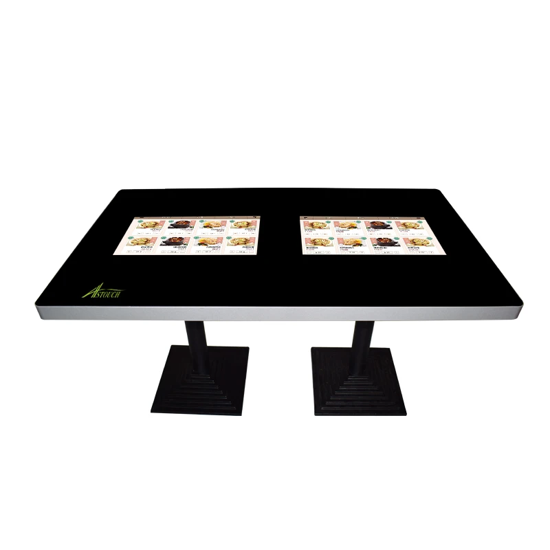 Coffee Table Double Touchscreen 1920*1080 HD Screen Network Touch Table