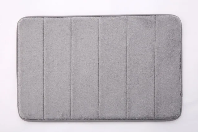 Non Slip Absorbent Super Cozy Velvet Memory Foam Bath Mat