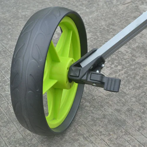 3 wheels foldable golf bag push trolley