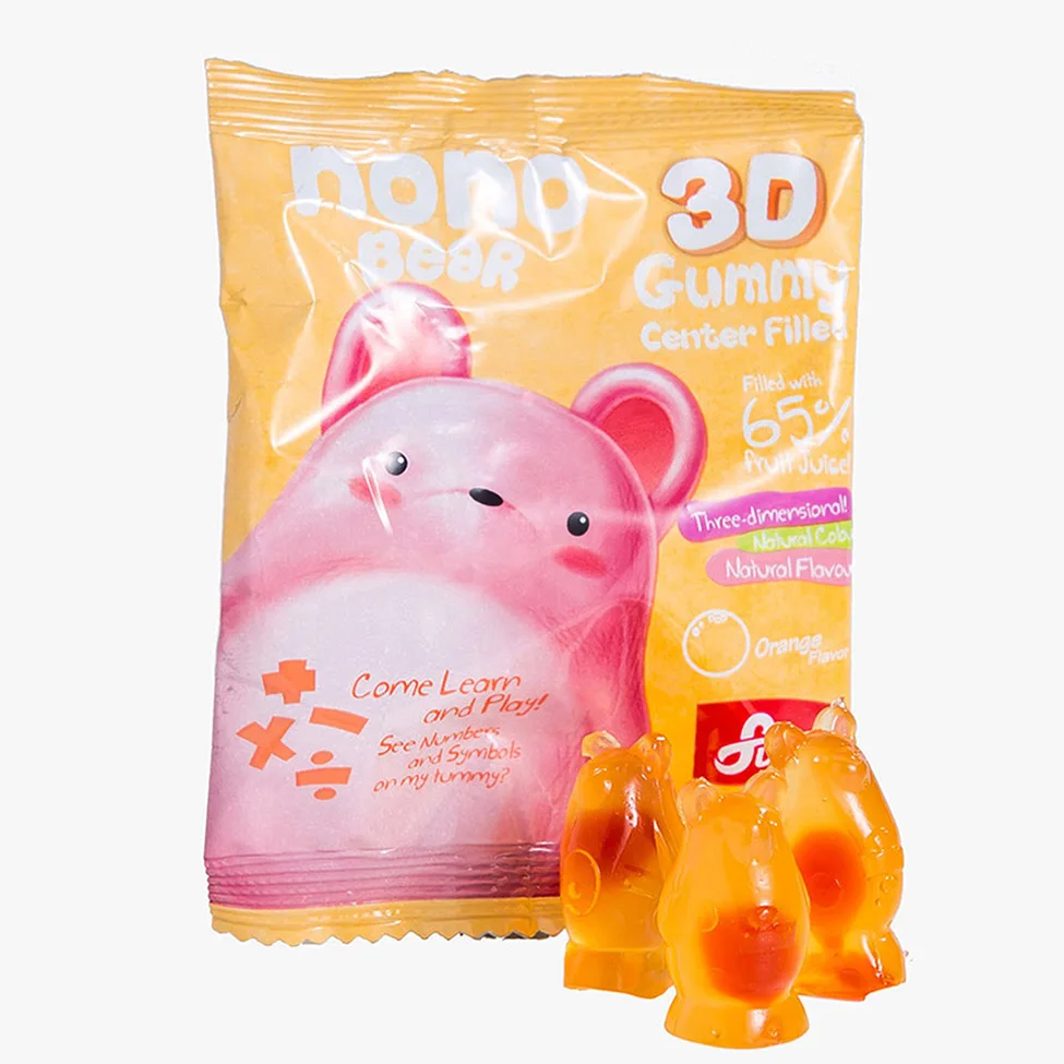 Vitamin gelatin pectin gummy bears candies