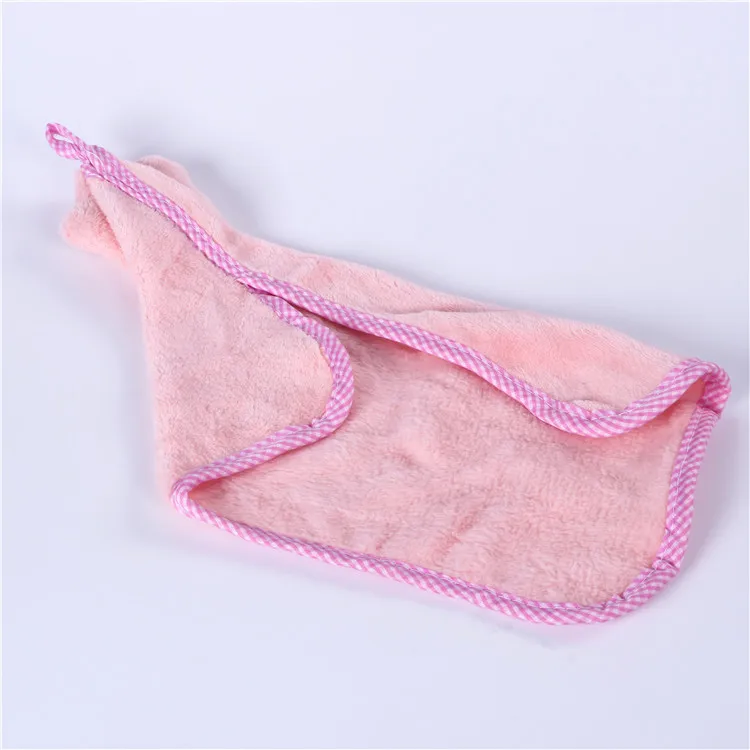 
Hot sale Baby Hand Towel Cartoon Rabbit Plush Soft Lovely Hanging Wipe Towel for Kitchen Bathroom 