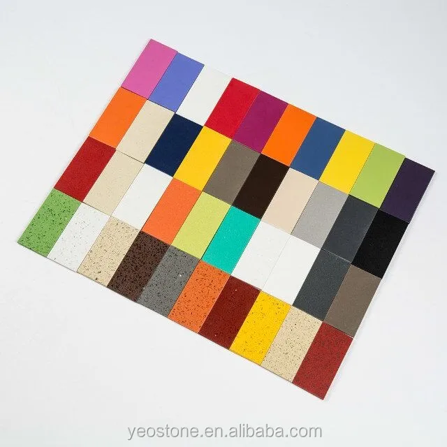 
Different Designs Crystal Artificial Quartz Stone Color 