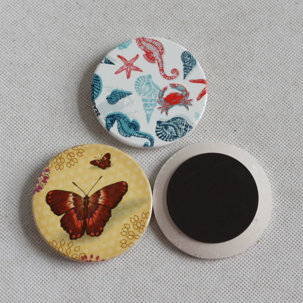 Best factory custom  sublimation ceramic fridge magnet