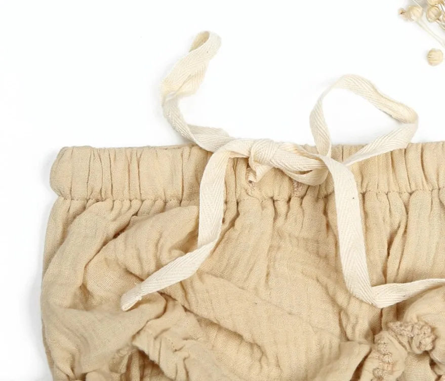 
High quality Baby bloomers wholesale children boutique clothes ruffle baby with lace bloomer 