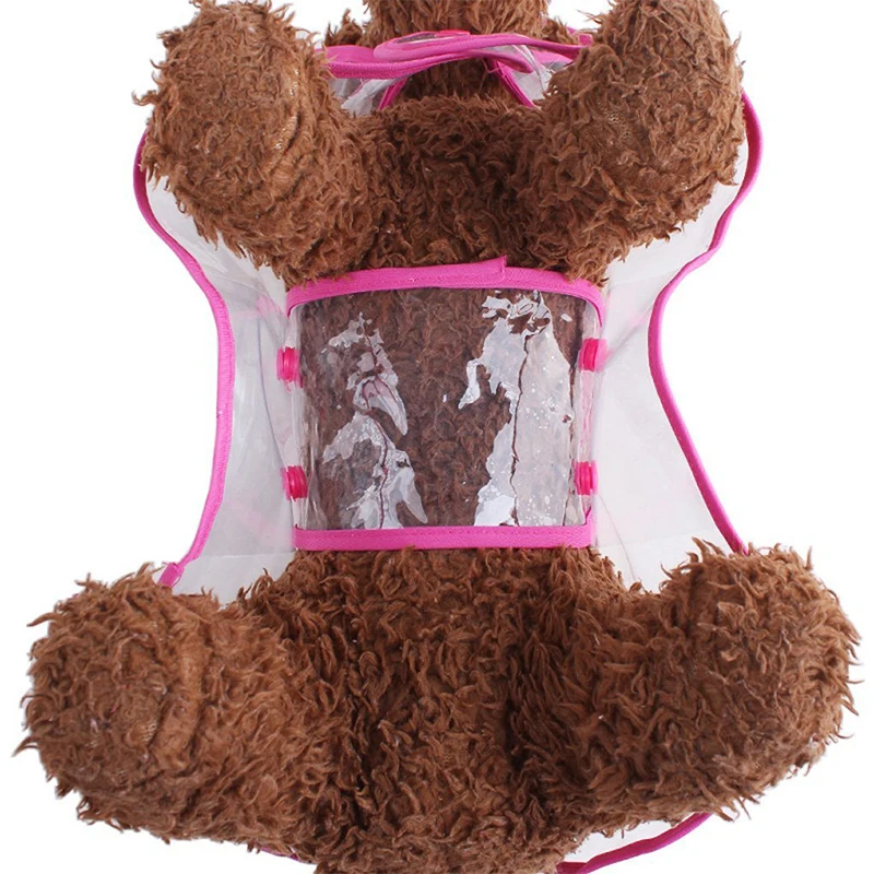 Wholesale Custom Transparent PVC Dog Clothes Pet Accessory Outdoor Dog Raincoat