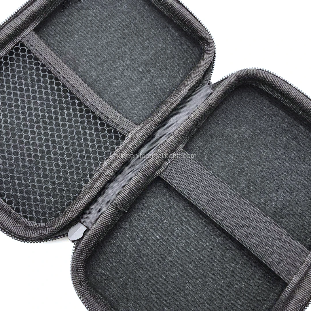 Customize Pattern PU EVA Case (15.7*10.1*3.8cm) Carring Case with Net Pocket Hard Case for Electronics (LY-20)