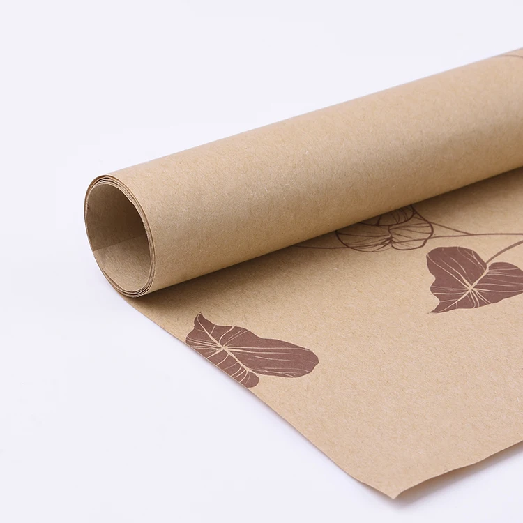 Factory Direct Sales Of Creative Material Flower Packaging Special Recycled Decor Art Kraft Paper Wrap Sheets