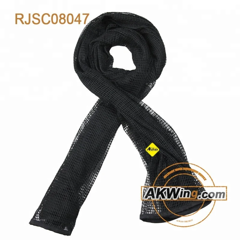 Sniper Veil Arafat Shawl Black Oman Army Issue Shemagh