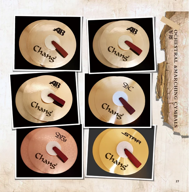 CHANG Star Hand Cymbals Pair Pulse Cymbals