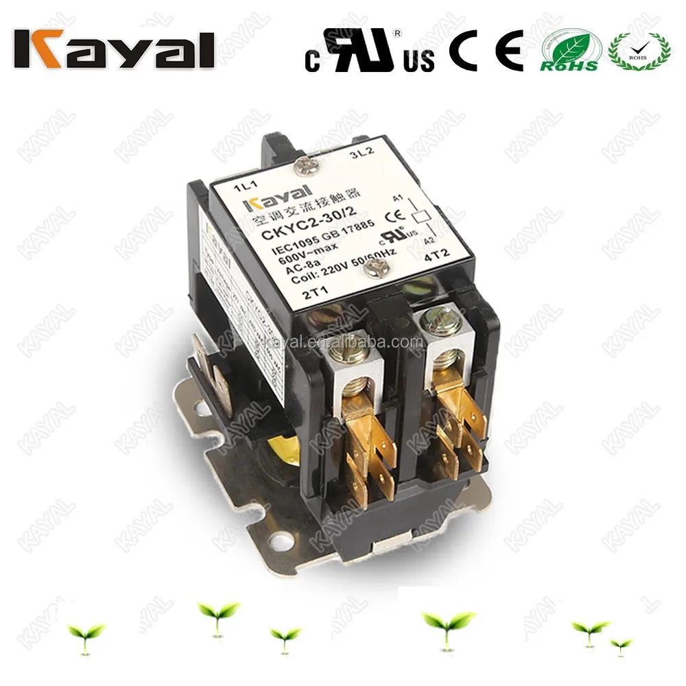 24vac напряжение катушки 30 и 40amp 2 Контактора