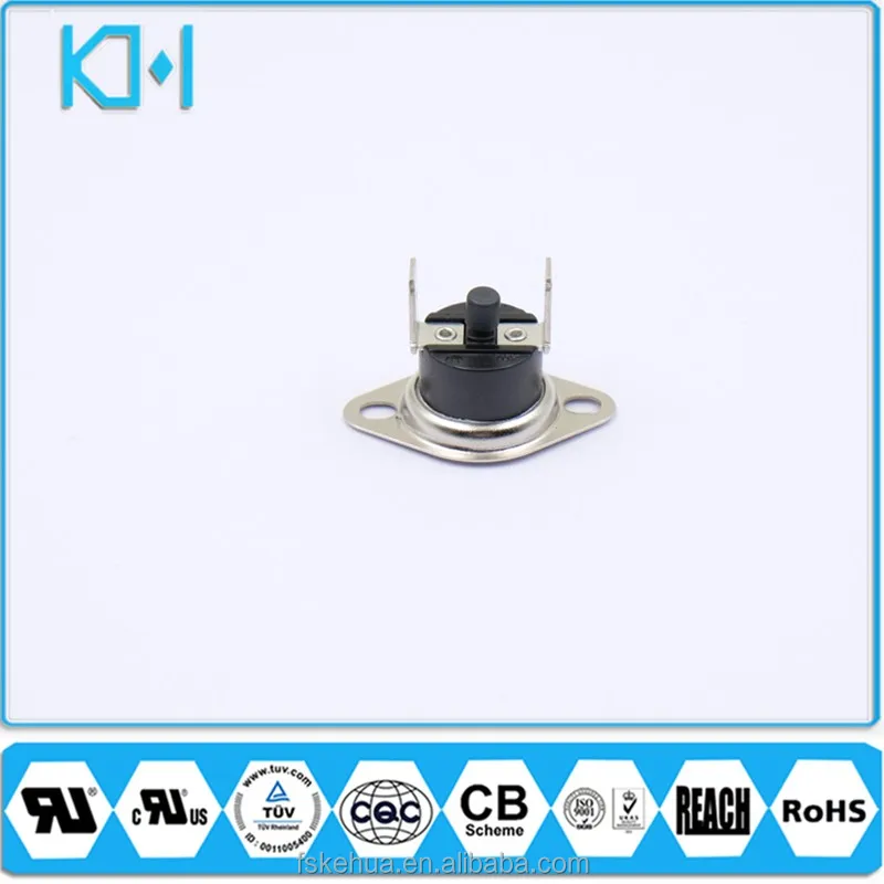 Termostatos ksd301 250v/10a Bimetal Resettable Flange Terminal Vertical Movable  fixed Thermostat Thermal Switch