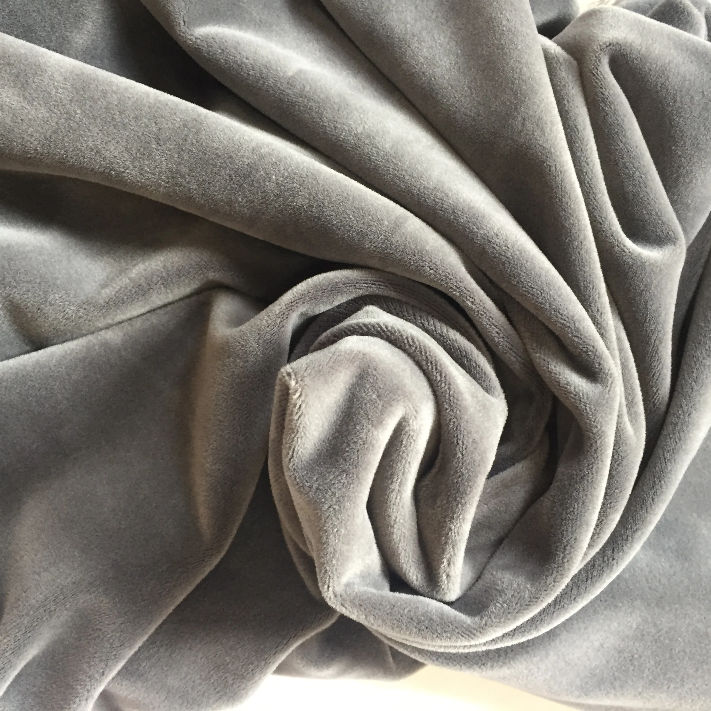 plain printed super soft velvet velour fabric not fleece flannel stretch fabric