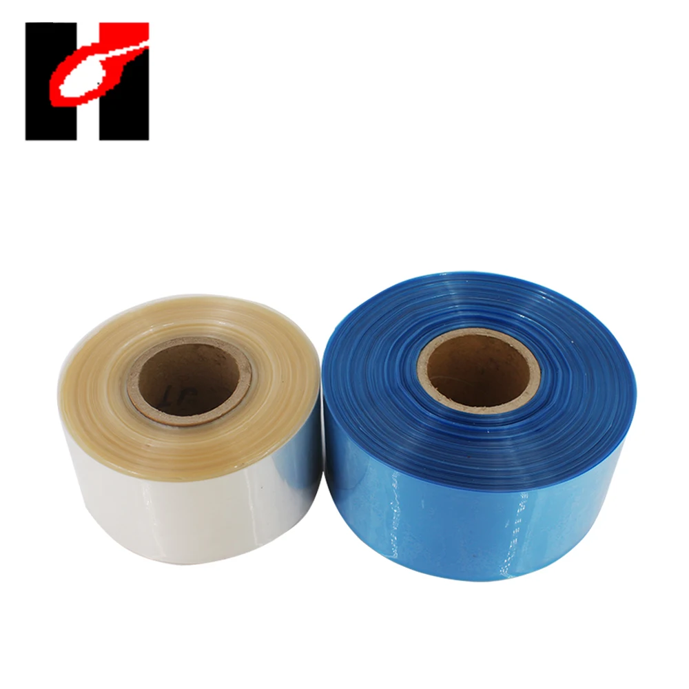 Прямая продажа, кристально прозрачная ПВХ термоусадочная пленка для бутылок