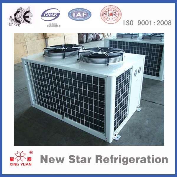 Walk in cooler and freezer refrigeration unit condensing unit