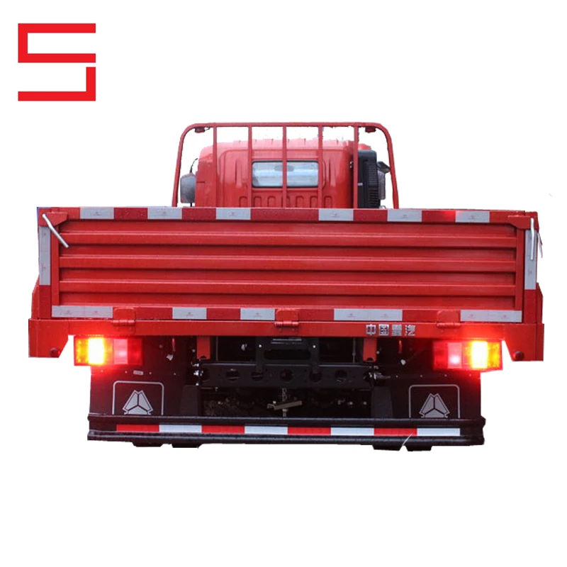 China Howo Light Trucks 4x2 Double Cab Mini Cargo Lorry Truck for sale