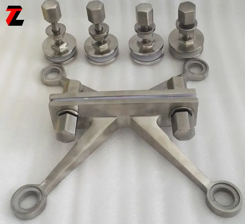 
Stainless Steel 304 316 spider 150mm nonmagnetic glass spider glass hardware 