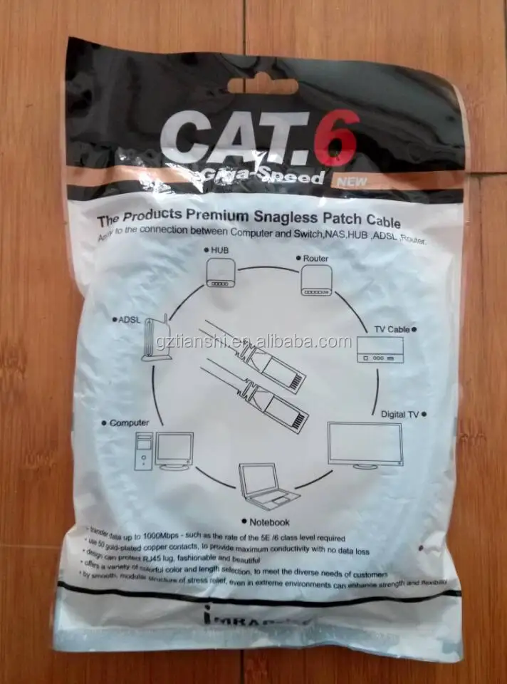 New 1/2/3/5/10/20M CAT6 CAT 6 Round UTP Ethernet Network Cable RJ45 ethernet cable