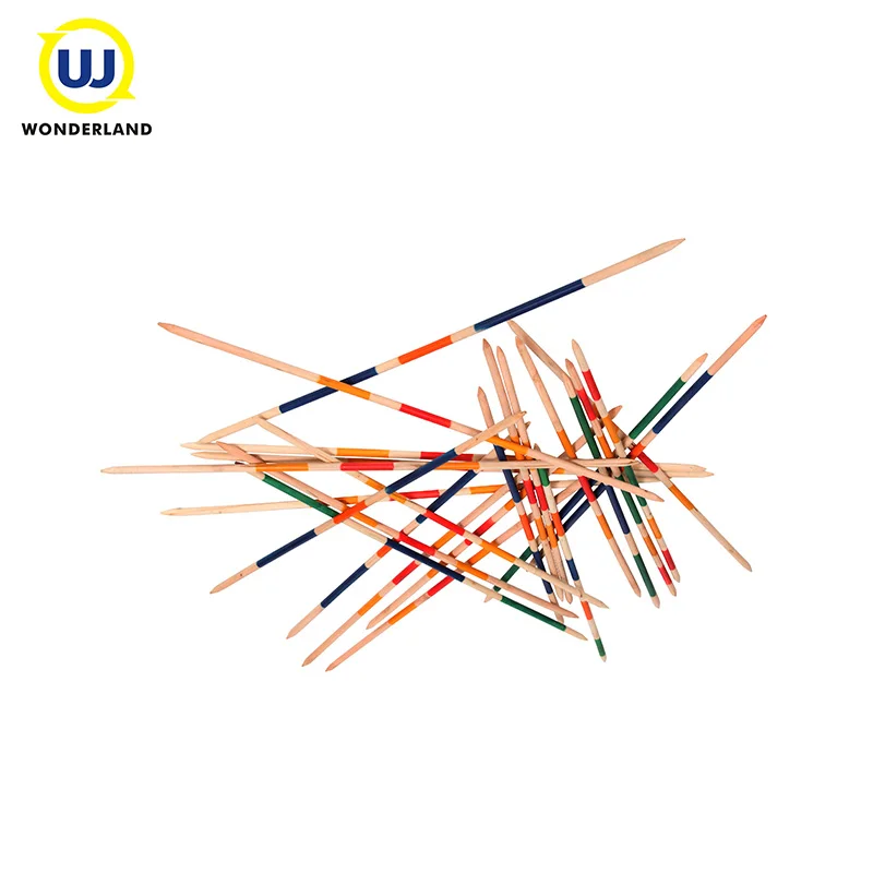 Wooden Mikado Game Set Pick Up Stick Beach Mikado