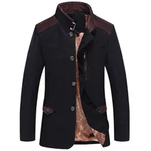 Hot ! 2015 New Mens Winter And Autumn Business Jacket Men Trench coat Mens windbreaker Winter Coats Male outdoor Cloths MC983
