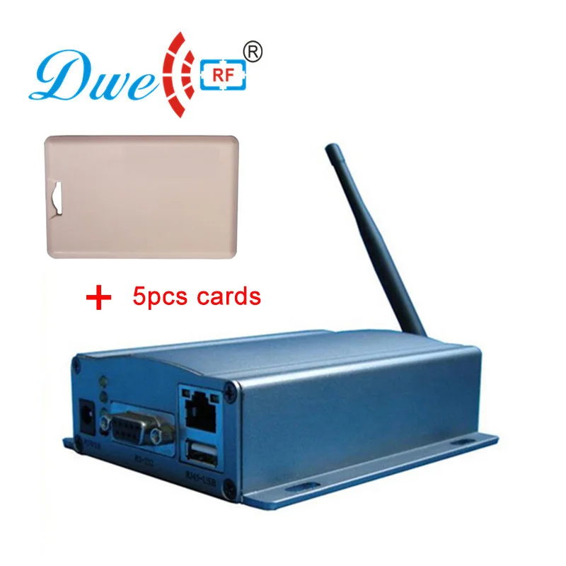 Ominidirectional long distance 2.4ghz rfid reader with external 2dbi antenna