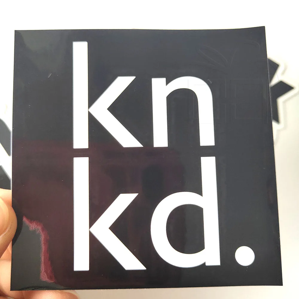 UV Printing Waterproof Alphabet Word Letter Custom Die Cut Vinyl Stickers