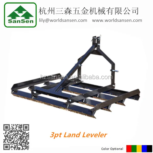 3point farm land leveler for tractors attachments; tractor rear frame levelling bar