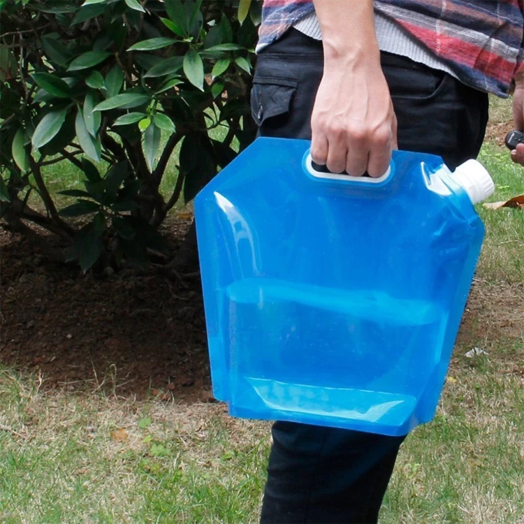 10 Liter Premium Collapsible No-Leak Freezable Foldable Water Container Bag