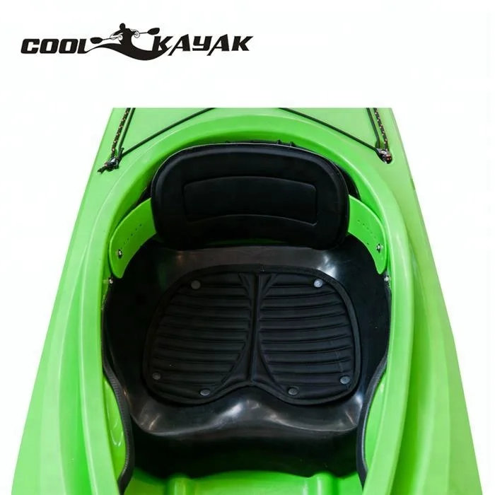 Sit in river kayak One person plastic bass single ocean touring sea kayak  with rudder system