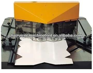
New Condition And Optional Type Q28Y 6X220mm 30 to 145 Degree Adjustable Corner Notching Machine 