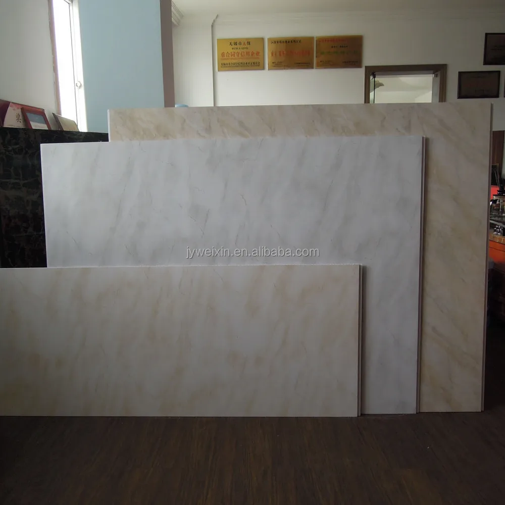 (sample order) 1M wide PVC wall panel with fashion designs in 10mm thickness