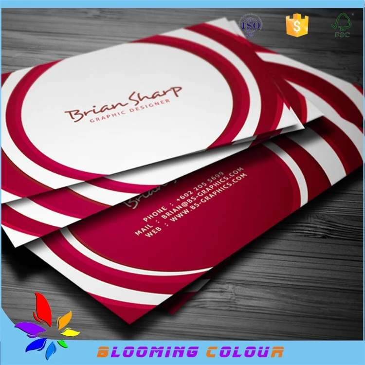 China supplier of custom business card printing