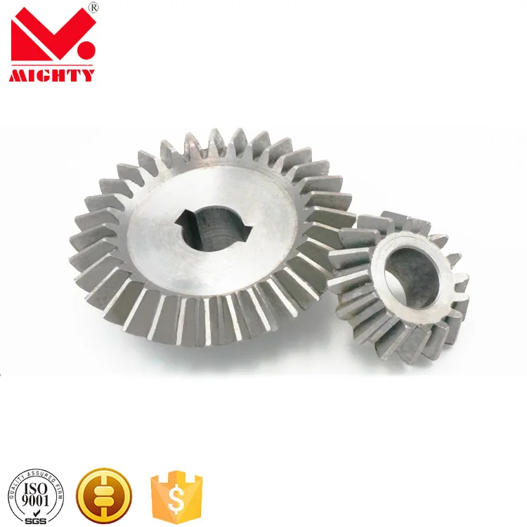 Straight Bevel Gear M4.5 with Usual Axles Type A Ratio 1:4