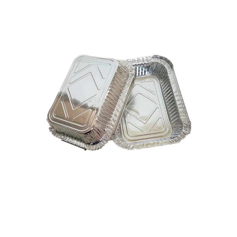 
restaurant use customized fast food packaging take out fast food box, disposable aluminum foil food containers 