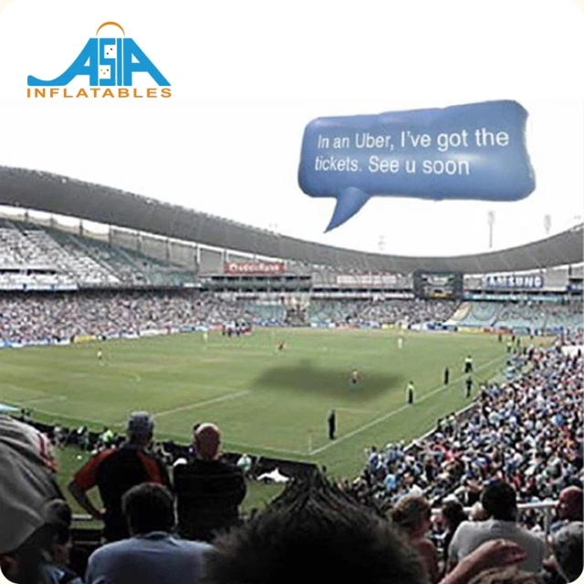 Giant Inflatable Tumbler Pen Replica Advertising Balloon Speech Bubble Balloon For Event