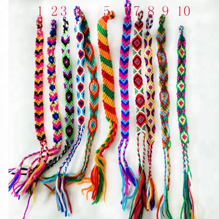 China Wholesale Custom  Woven Thread Friendship Handmade Bracelet