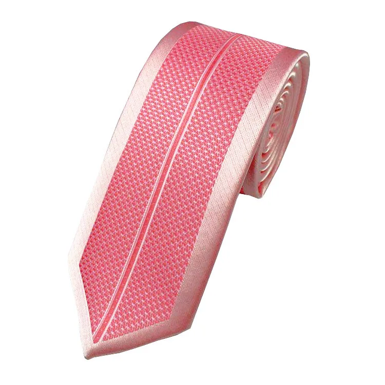 
Customize 100% Polyester Woven Tie Skinny Necktie For Men 