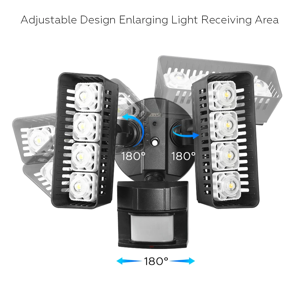 IP65 36W 27W 18W 30W  Waterproof Front Door Led Wall Lamp Motion Sensor Garage Door Lights