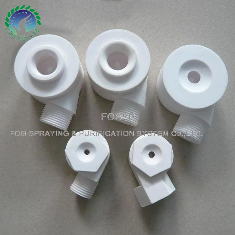 Cooling Tower PVC Plastic Nozzles , Gun Type Spray Nozzle