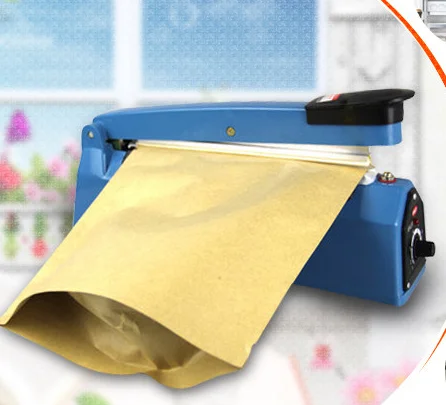 
Customized ziplock stand up kraft paper bag flat bottom pouch 