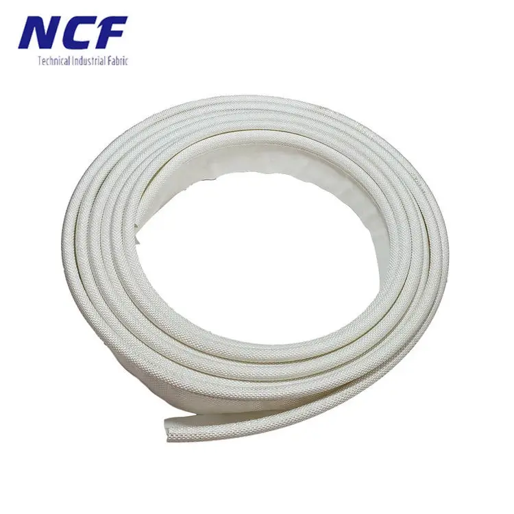 10mm White PVC 460gsm Coated Cord Tent Keder Single Flap for Awning Banner