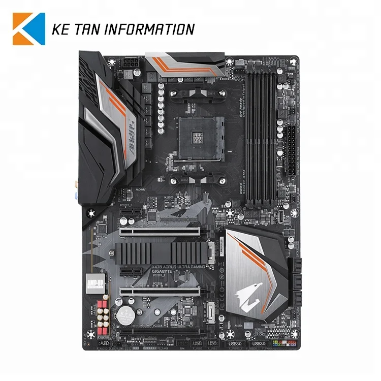 GIGABYTE X470 AORUS Ultra Gaming Used Motherboard with AMD AM4 Socket Supports AMD Ryzen 5000 series processors