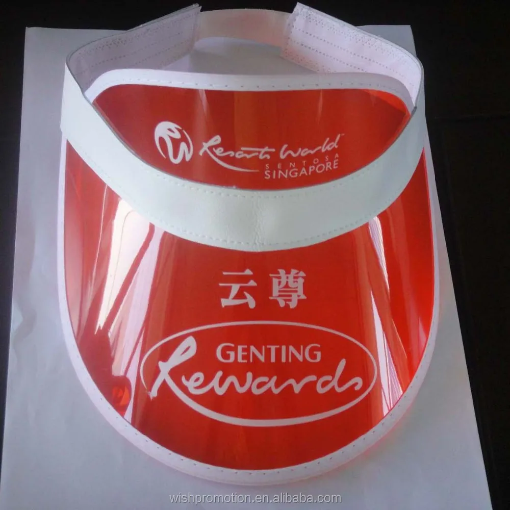 plastic sun visor pvc sun visor for promotion
