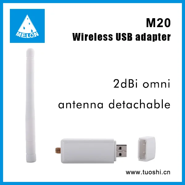 802.11 AC / а / б / г / л USB адаптер WiFi 600 Мбит, двухдиапазонный 2.4G / 5.8G Дыня M20
